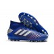 Explorar  Botas de fútbol Adidas Predator 19.1 AG Azul Plata