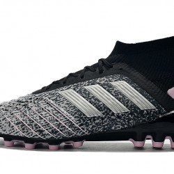 Botas de fútbol Adidas Predator 19.1 AG Gris Negro Rosado