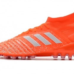 Botas de fútbol Adidas Predator 19.1 AG Naranja Plata