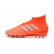 Descubrir  Botas de fútbol Adidas Predator 19.1 AG Naranja Plata