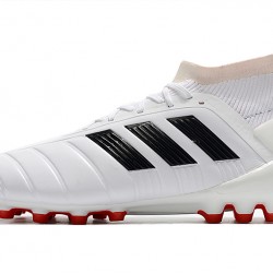 Botas de fútbol Adidas Predator 19.1 AG Blanco Negro