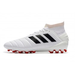 Botas de fútbol Adidas Predator 19.1 AG Blanco Negro