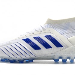 Botas de fútbol Adidas Predator 19.1 AG Blanco Azul