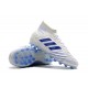 Calidad superior  Botas de fútbol Adidas Predator 19.1 AG Blanco Azul