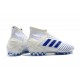 Calidad superior  Botas de fútbol Adidas Predator 19.1 AG Blanco Azul