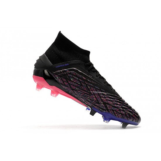 Tienda  Botas de fútbol Adidas Predator 19.1 FG 25th Anniversaire Negro Rosado