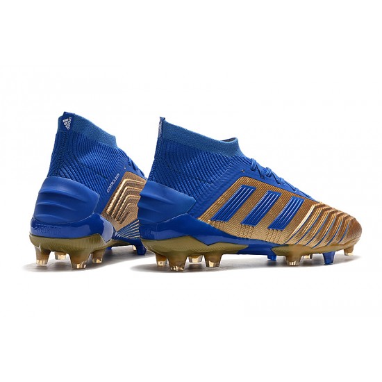 Calidad superior  Botas de fútbol Adidas Predator 19.1 FG 25th Anniversaire Dorado Azul