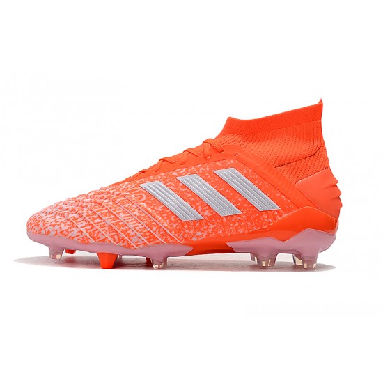 Calidad superior  Botas de fútbol Adidas Predator 19.1 FG 25th Anniversaire Naranja Plata
