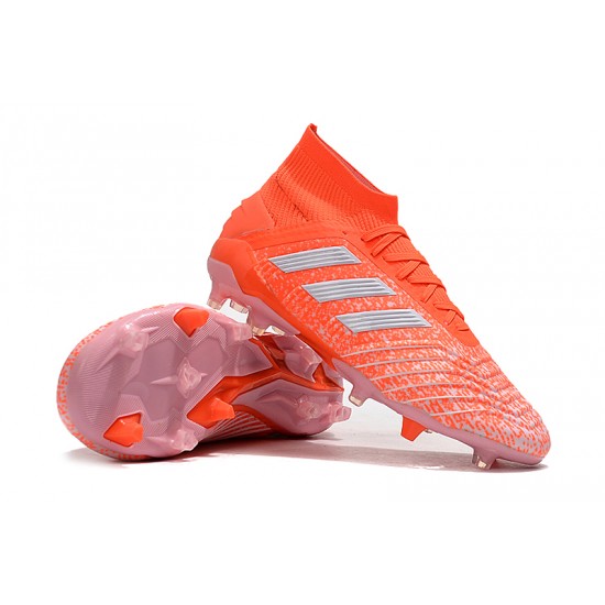 Calidad superior  Botas de fútbol Adidas Predator 19.1 FG 25th Anniversaire Naranja Plata