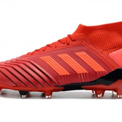 Botas de fútbol Adidas Predator 19.1 FG 25th Anniversaire Rojo Negro