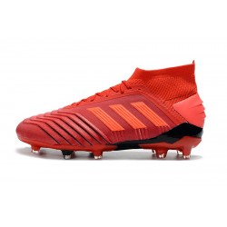 Botas de fútbol Adidas Predator 19.1 FG 25th Anniversaire Rojo Negro