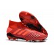 Alta calidad Botas de fútbol Adidas Predator 19.1 FG 25th Anniversaire Rojo Negro