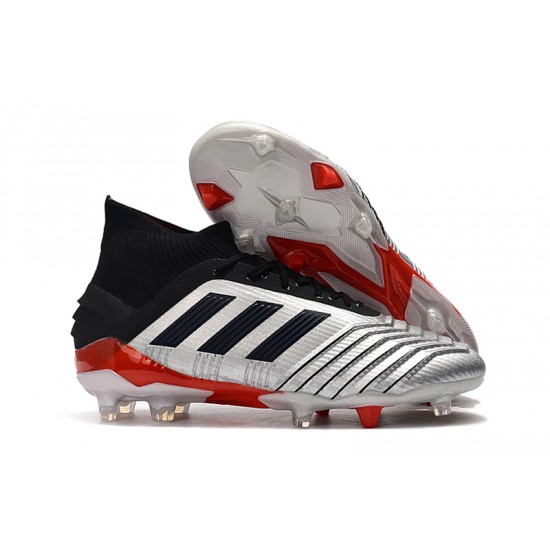 Comprar  Botas de fútbol Adidas Predator 19.1 FG 25th Anniversaire Plata Negro Rojo