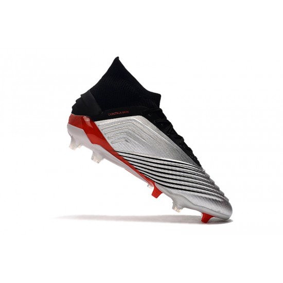 Comprar  Botas de fútbol Adidas Predator 19.1 FG 25th Anniversaire Plata Negro Rojo