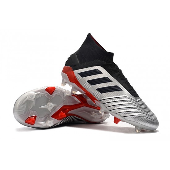 Comprar  Botas de fútbol Adidas Predator 19.1 FG 25th Anniversaire Plata Negro Rojo