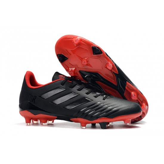 Tienda  Botas de fútbol Adidas Predator 19.4 FG Negro Rojo