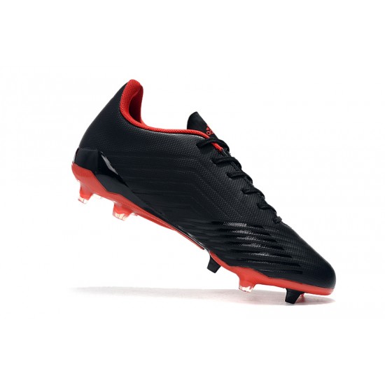 Tienda  Botas de fútbol Adidas Predator 19.4 FG Negro Rojo