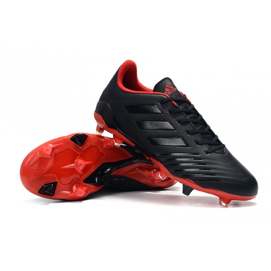 Tienda  Botas de fútbol Adidas Predator 19.4 FG Negro Rojo