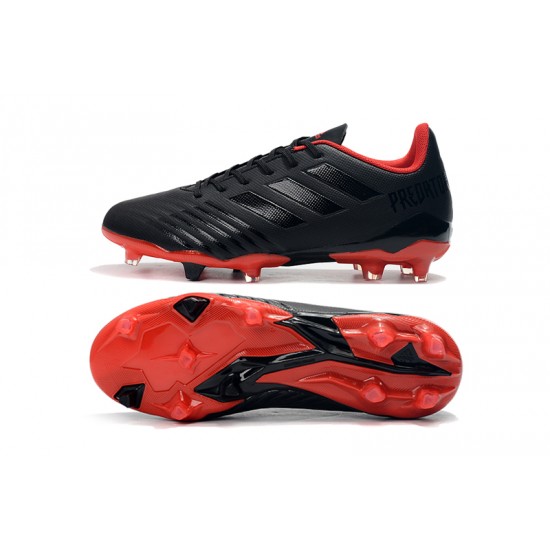 Tienda  Botas de fútbol Adidas Predator 19.4 FG Negro Rojo