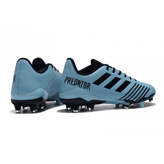 Alta calidad Botas de fútbol Adidas Predator 19.4 FG Azul Negro
