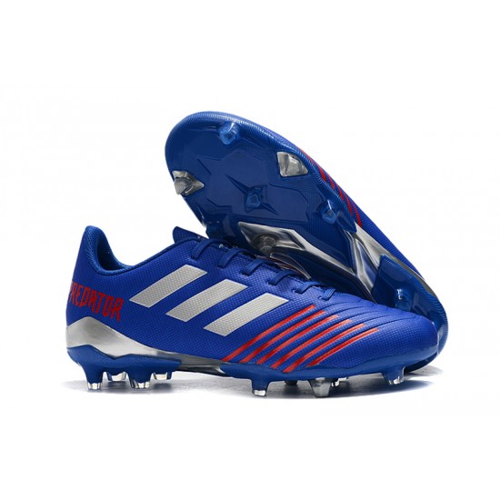 Mejor calidad  Botas de fútbol Adidas Predator 19.4 FG Azul Plata