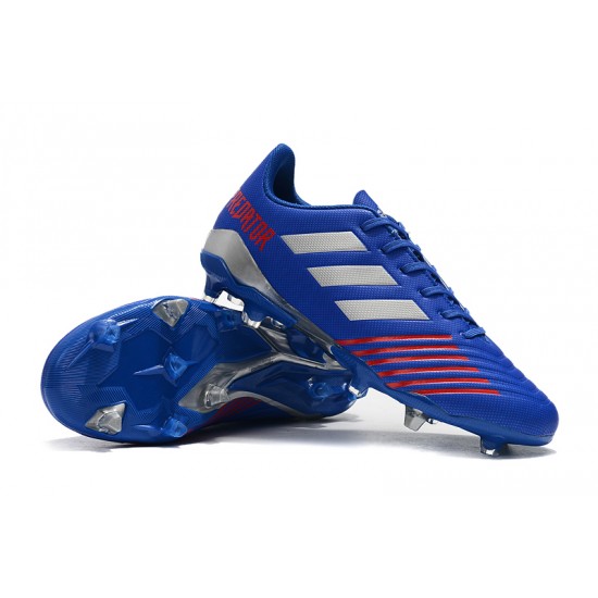 Mejor calidad  Botas de fútbol Adidas Predator 19.4 FG Azul Plata