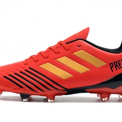 Botas de fútbol Adidas Predator 19.4 FG Naranja Amarillo