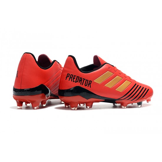 Calidad superior  Botas de fútbol Adidas Predator 19.4 FG Naranja Amarillo