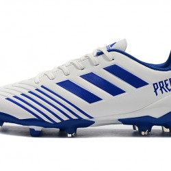 Botas de fútbol Adidas Predator 19.4 FG Blanco Azul