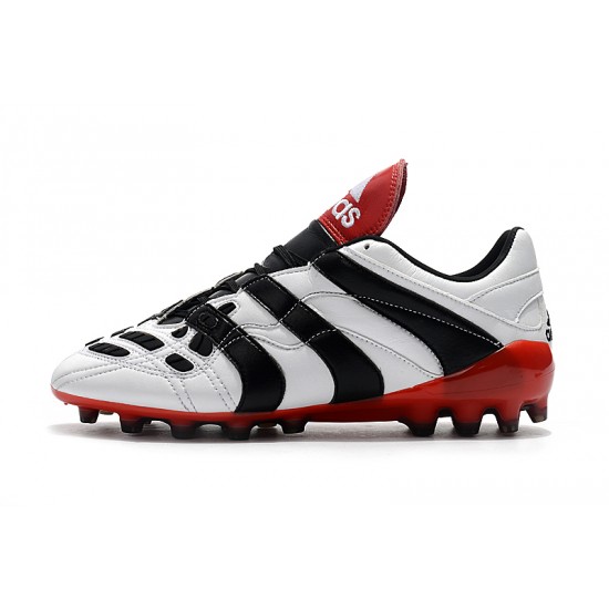 Tienda  Botas de fútbol Adidas Predator Accelerator ElectrIC Salaity AG Blanco Negro Rojo
