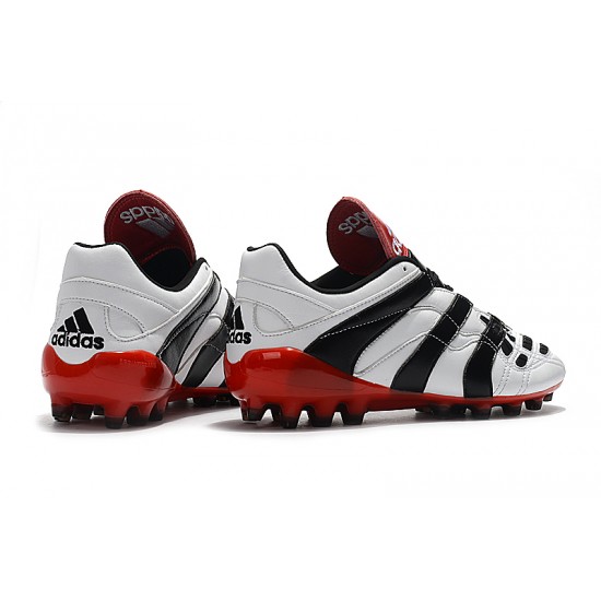 Tienda  Botas de fútbol Adidas Predator Accelerator ElectrIC Salaity AG Blanco Negro Rojo