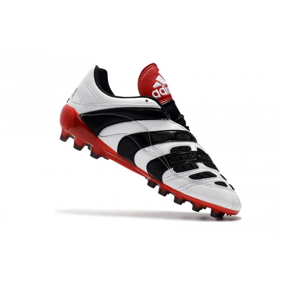 Tienda  Botas de fútbol Adidas Predator Accelerator ElectrIC Salaity AG Blanco Negro Rojo