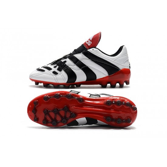 Tienda  Botas de fútbol Adidas Predator Accelerator ElectrIC Salaity AG Blanco Negro Rojo