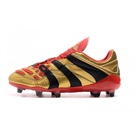Comprar ahora  Botas de fútbol Adidas Predator Accelerator ElectrIC Salaity FG Dorado Negro Rojo