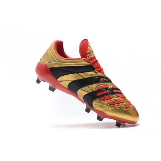 Comprar ahora  Botas de fútbol Adidas Predator Accelerator ElectrIC Salaity FG Dorado Negro Rojo