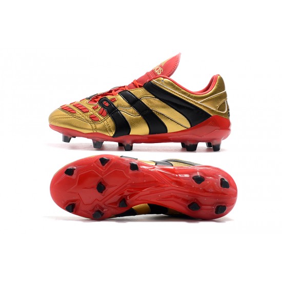 Comprar ahora  Botas de fútbol Adidas Predator Accelerator ElectrIC Salaity FG Dorado Negro Rojo