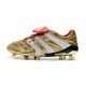 Alta calidad Botas de fútbol Adidas Predator Accelerator ElectrIC Salaity FG Dorado Blanco
