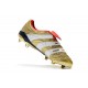 Alta calidad Botas de fútbol Adidas Predator Accelerator ElectrIC Salaity FG Dorado Blanco