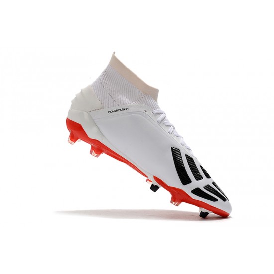 Comprar ahora  Botas de fútbol Adidas Predator Mania 19.1 FG Cuero Blanco Negro