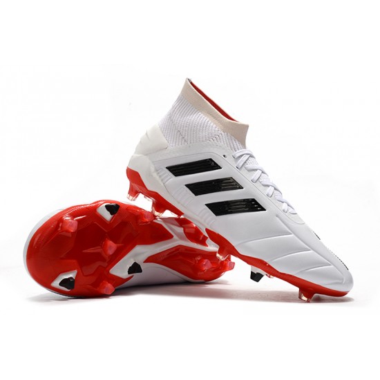 Comprar ahora  Botas de fútbol Adidas Predator Mania 19.1 FG Cuero Blanco Negro