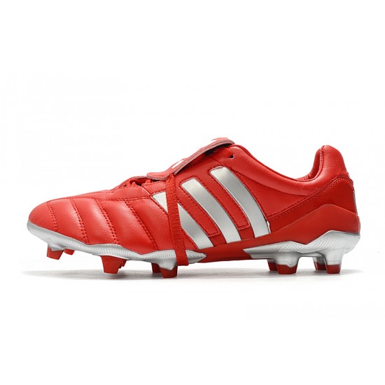 Mejor calidad  Botas de fútbol Adidas Predator Mania FG ClassIC Sala Rojo Plata