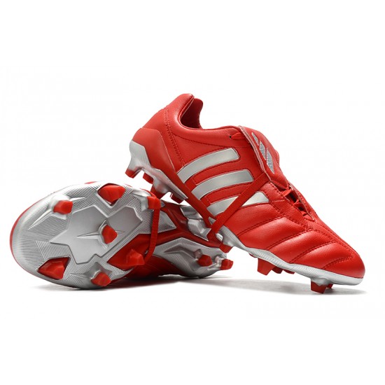 Mejor calidad  Botas de fútbol Adidas Predator Mania FG ClassIC Sala Rojo Plata