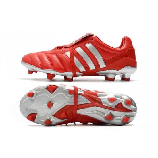 Mejor calidad  Botas de fútbol Adidas Predator Mania FG ClassIC Sala Rojo Plata