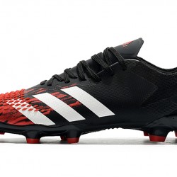 Botas de fútbol Adidas Predator 20.2  FG - Negro Rojo Blanco 