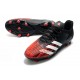 Alta calidad Botas de fútbol Adidas Predator 20.2  FG - Negro Rojo Blanco
