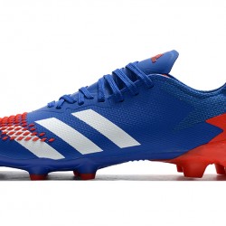 Botas de fútbol Adidas Predator 20.2  FG - Azul Rojo Blanco 