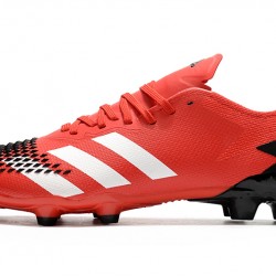 Botas de fútbol Adidas Predator 20.2  FG - Rojo Blanco Rojo 