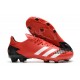 Tienda  Botas de fútbol Adidas Predator 20.2  FG - Rojo Blanco Rojo