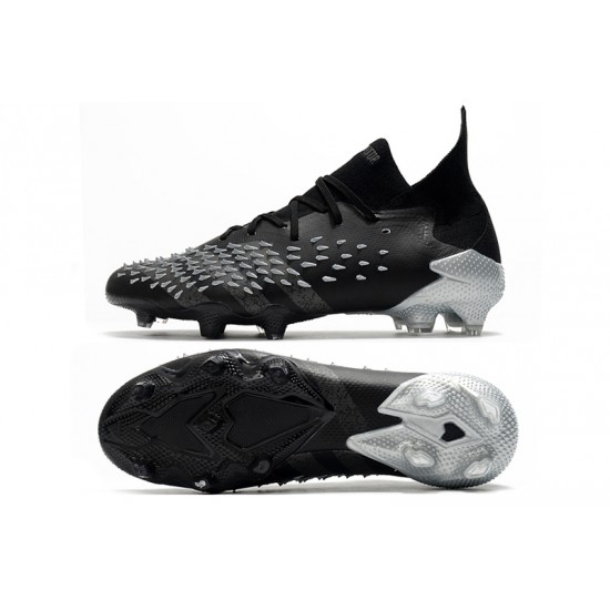 Explorar  Botas de fútbol Adidas Predator Freak + FG Negro Plata