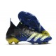 Alta calidad Botas de fútbol Adidas Predator Freak + FG Azul Core Negro Blanco Solar Amarillo